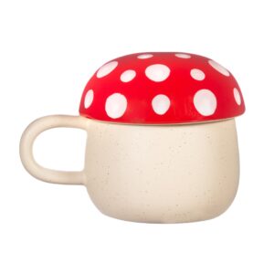 Sass and Belle Red Mushroom Mug