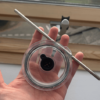 Straw with lid