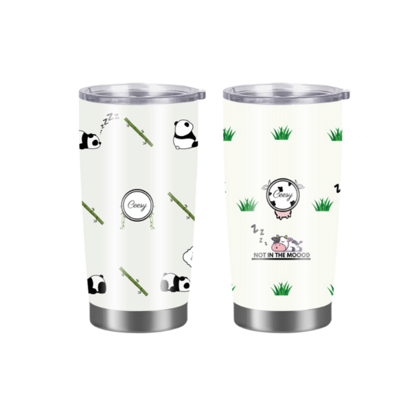 Lazy Tumbler Set, white background